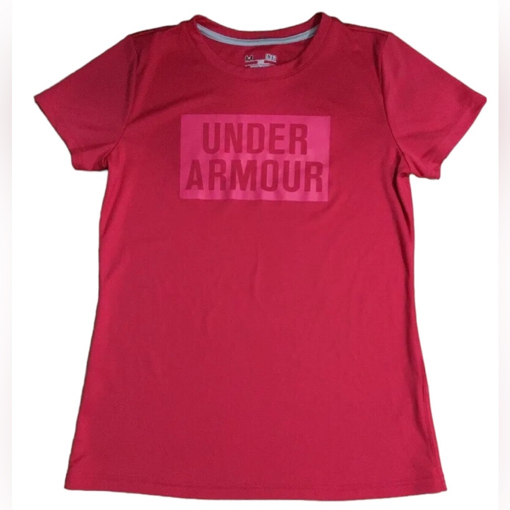 Under Armour HeatGear Loose Fit Pink Shirt - S